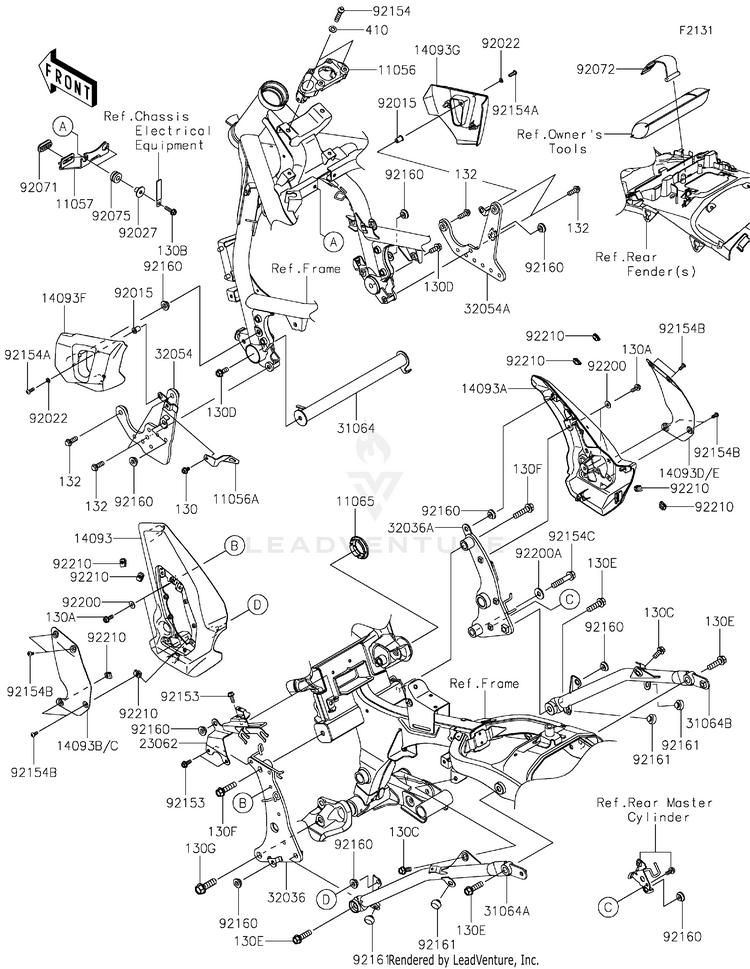 Frame Fittings Schematic