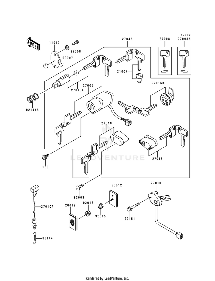 Ignition Switch/Locks/Reflectors Schematic