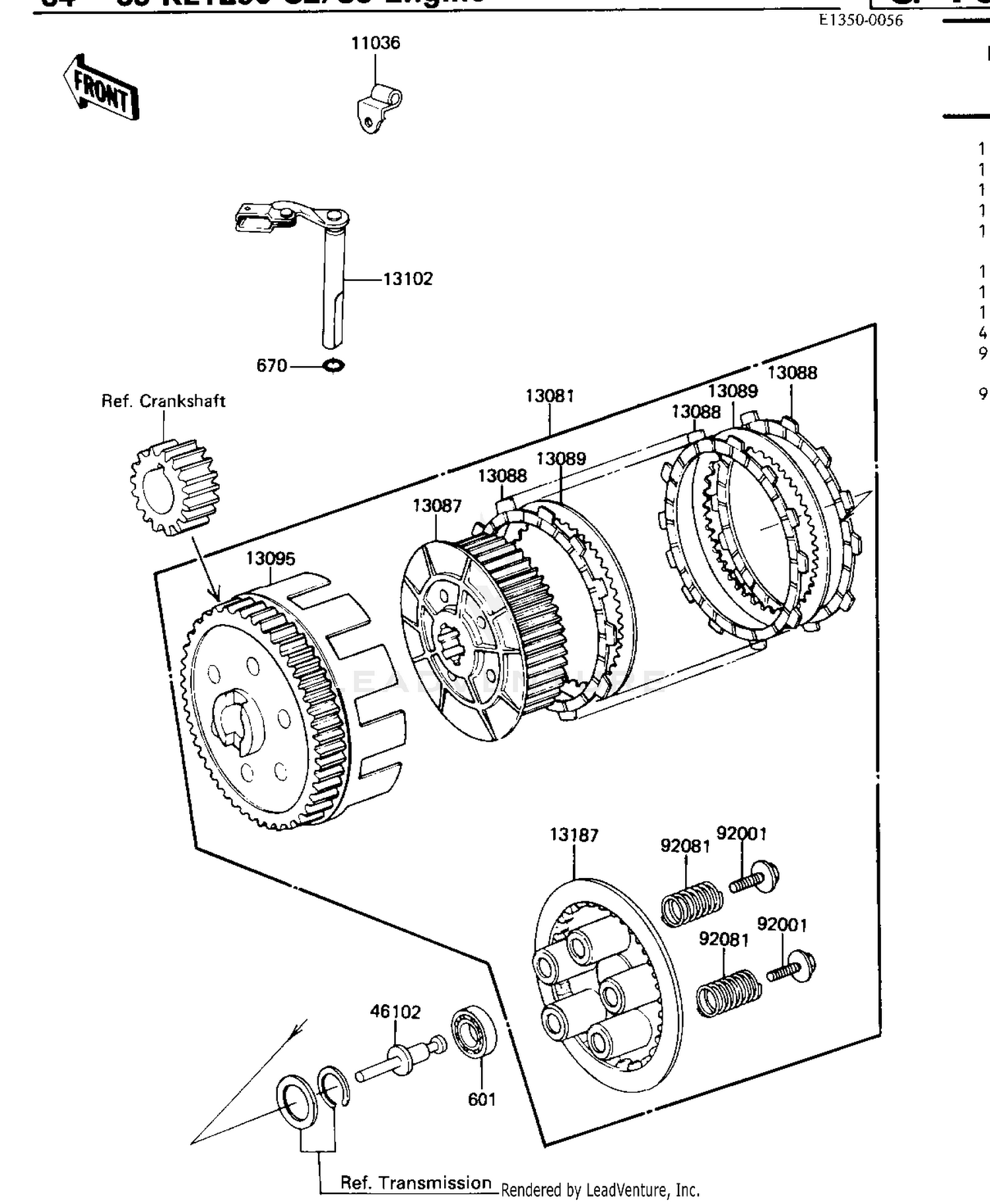 CLUTCH ('84-'85 C2/C3)