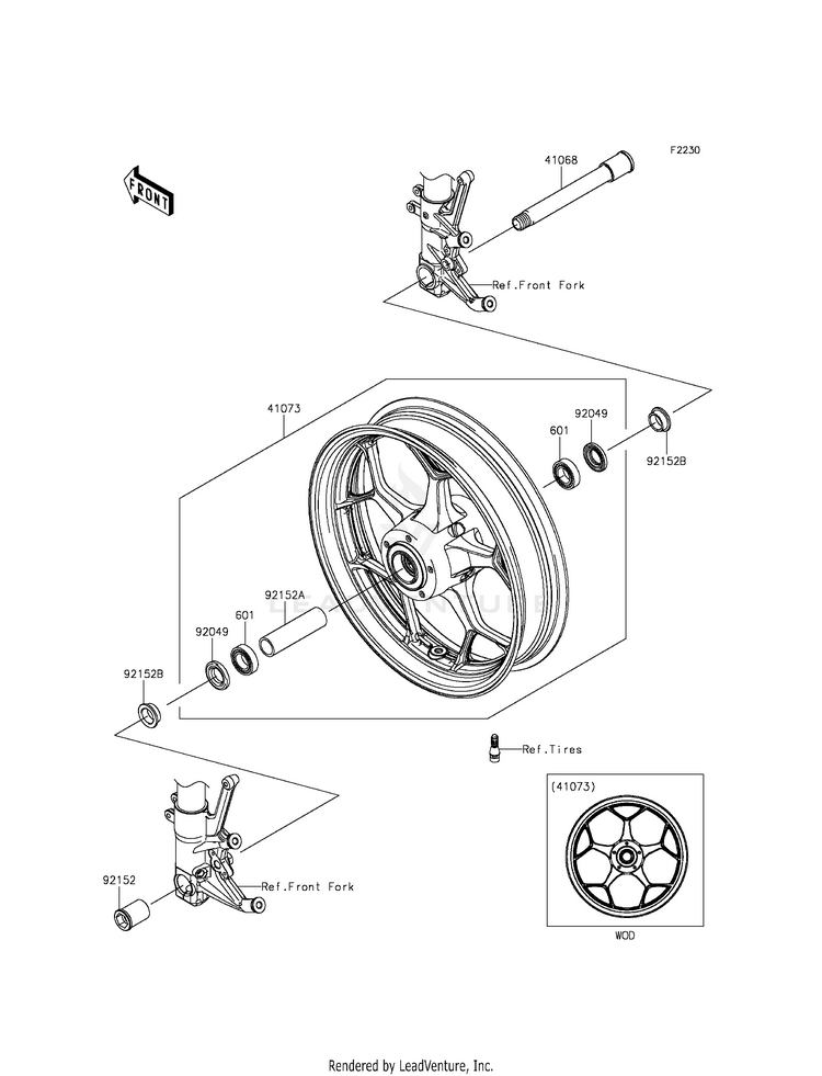Front Wheel Schematic