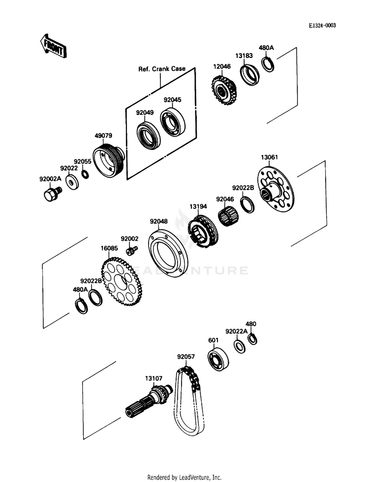 Generator Shaft Schematic