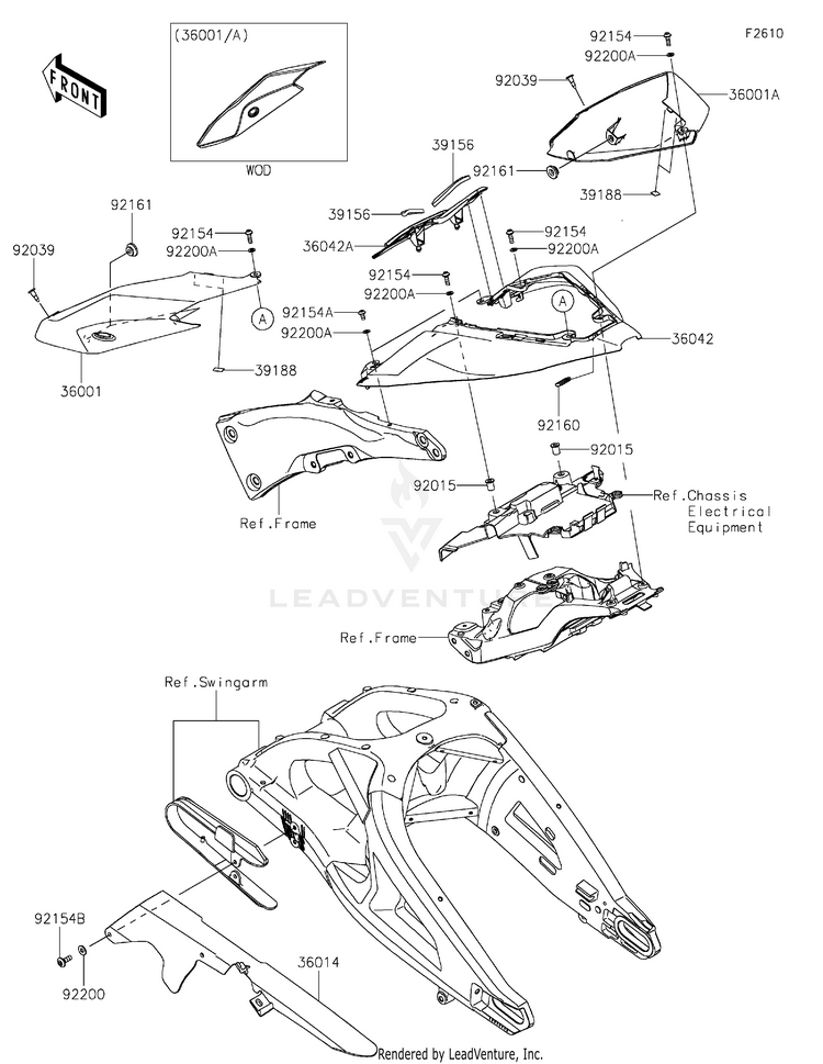 Side Covers/Chain Cover Schematic