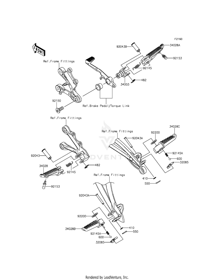 Footrests Schematic
