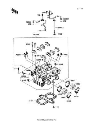 Cylinder Head Schematic