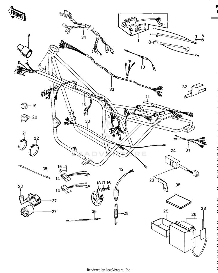 Chassis Electrical Equipment ('79-'81 C2 Schematic