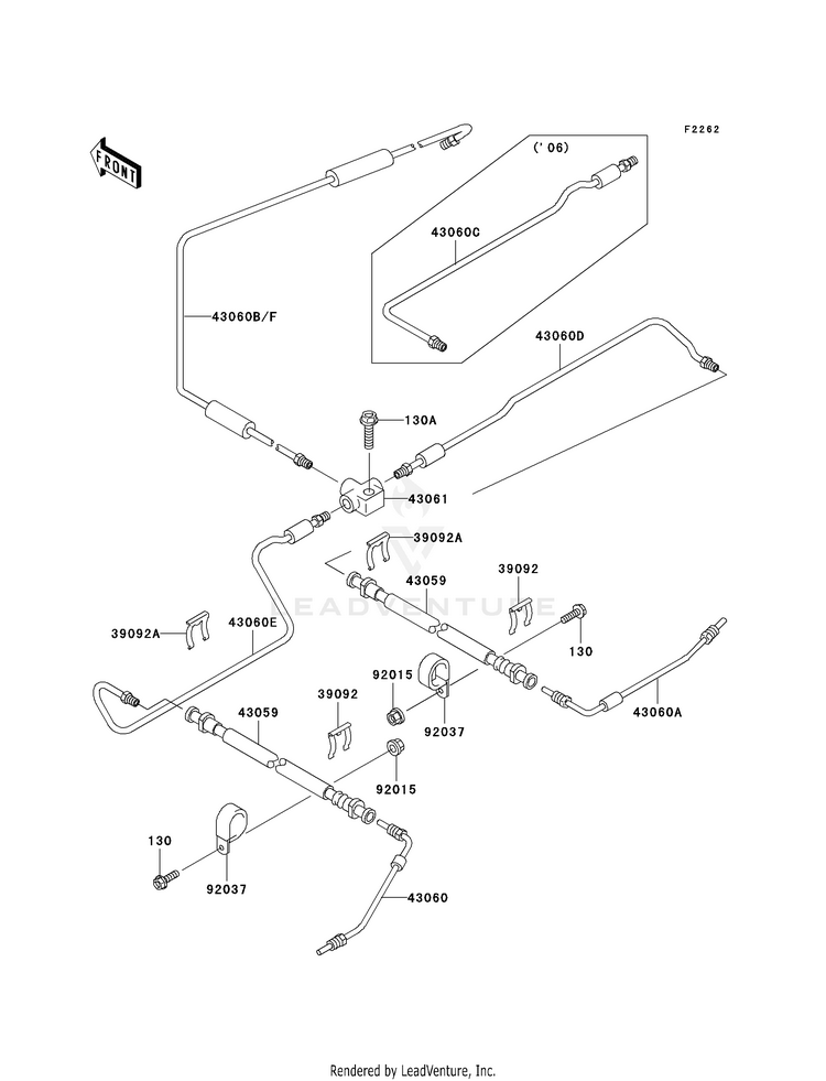 Brake Piping Schematic