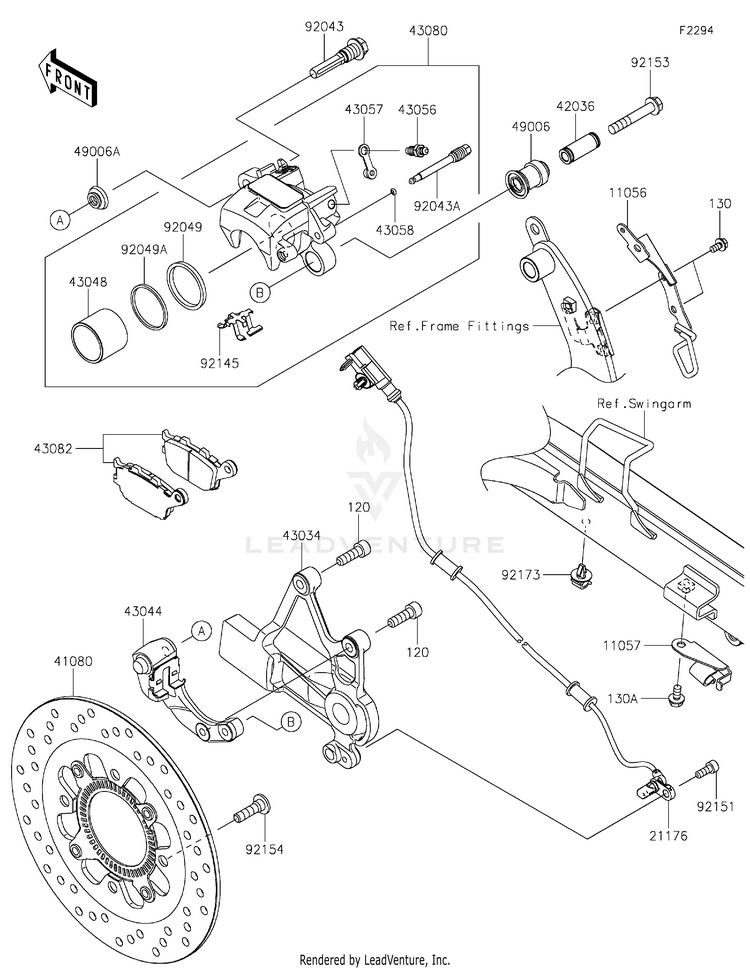Rear Brake Schematic