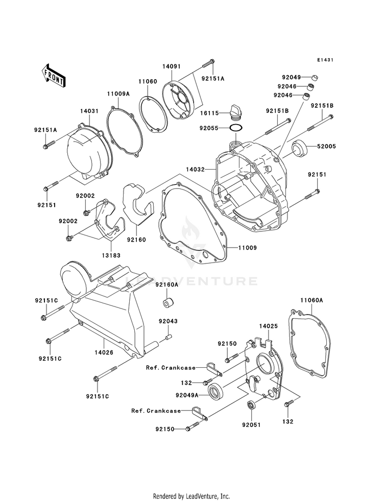 Engine Cover(S) Schematic