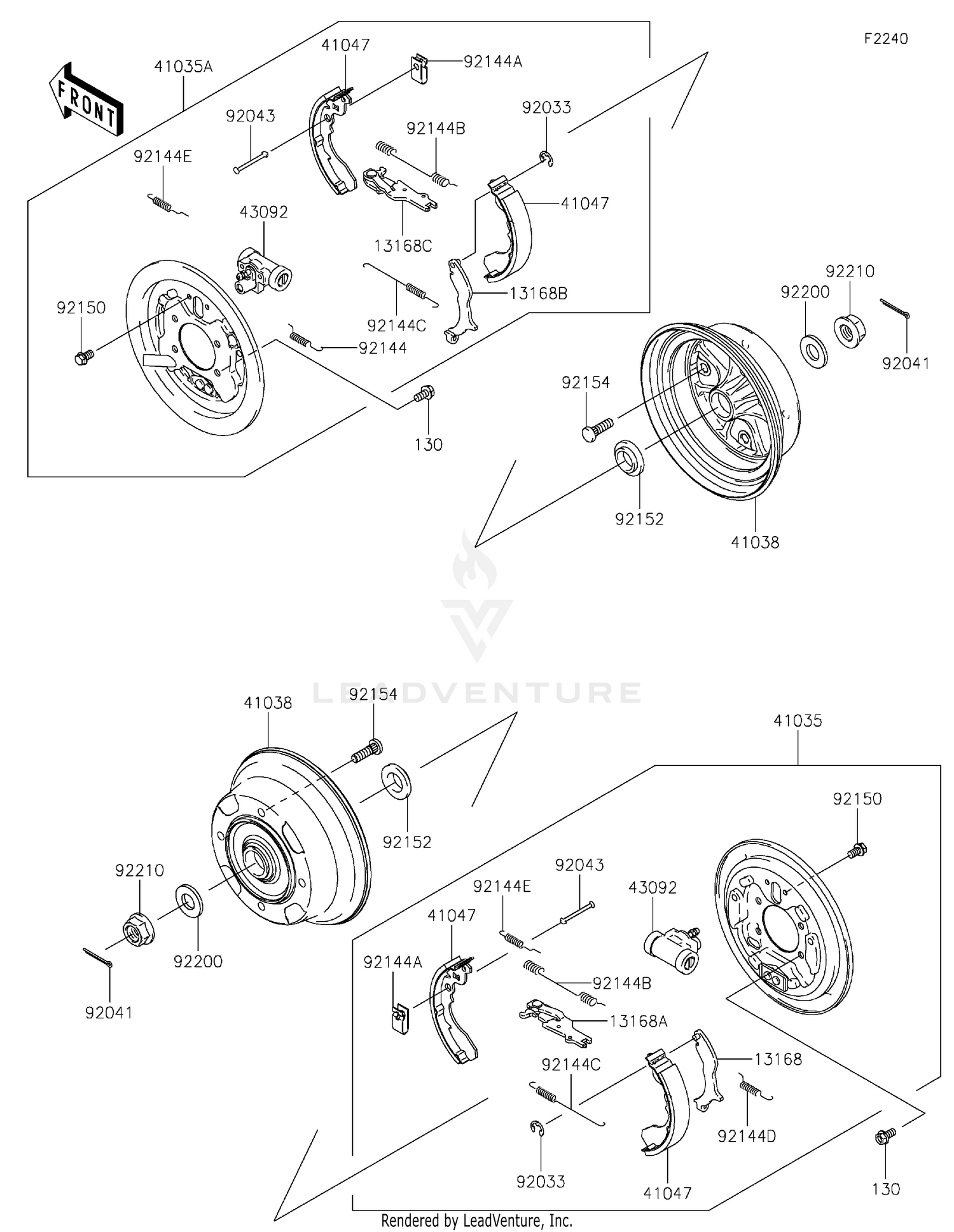 Rear Hubs/Brakes