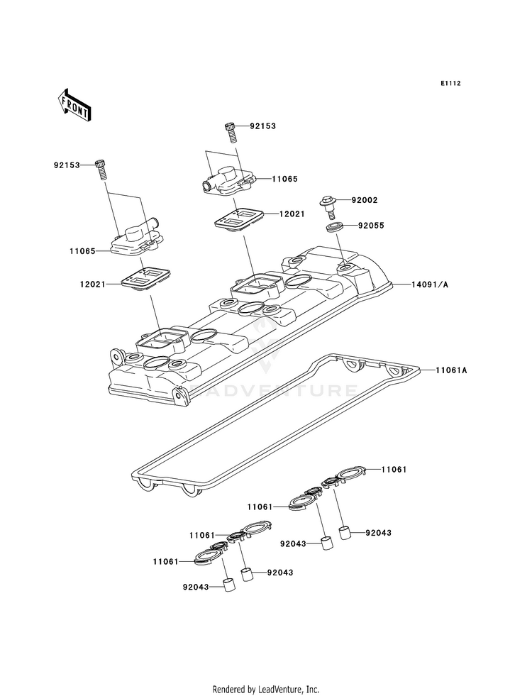 Cylinder Head Cover Schematic