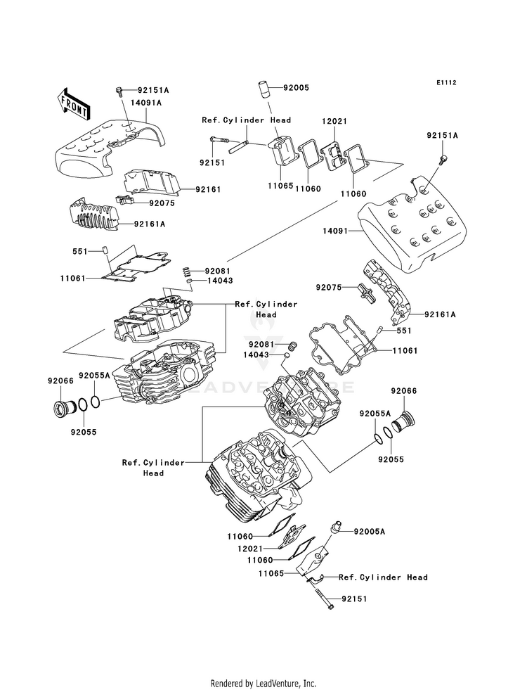 Cylinder Head Cover Schematic