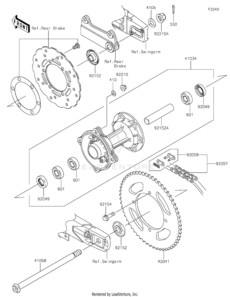 Rear Hub Schematic