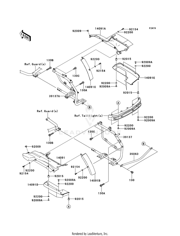 Saddlebags (Side Bag Bracket) Schematic