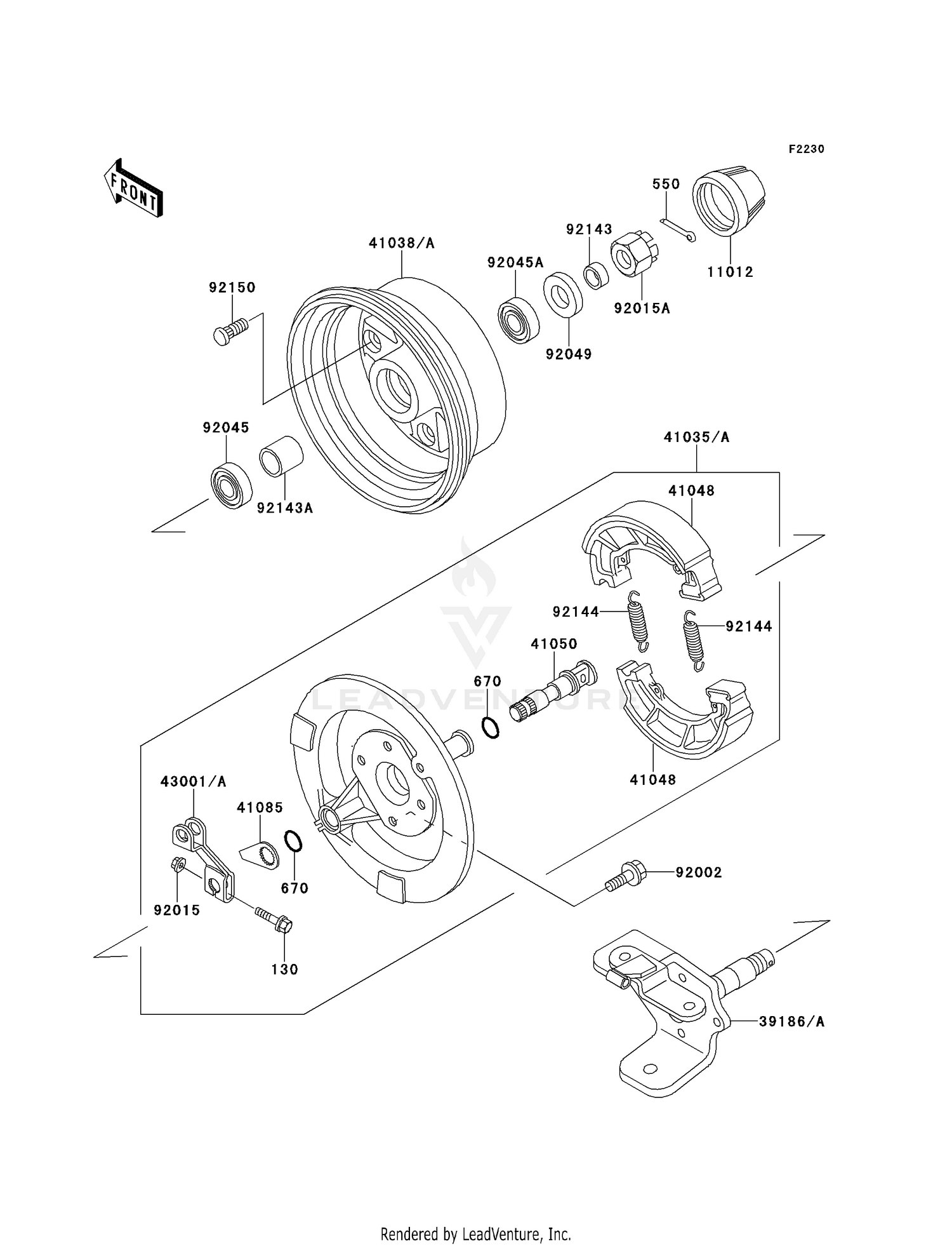 FRONT HUB