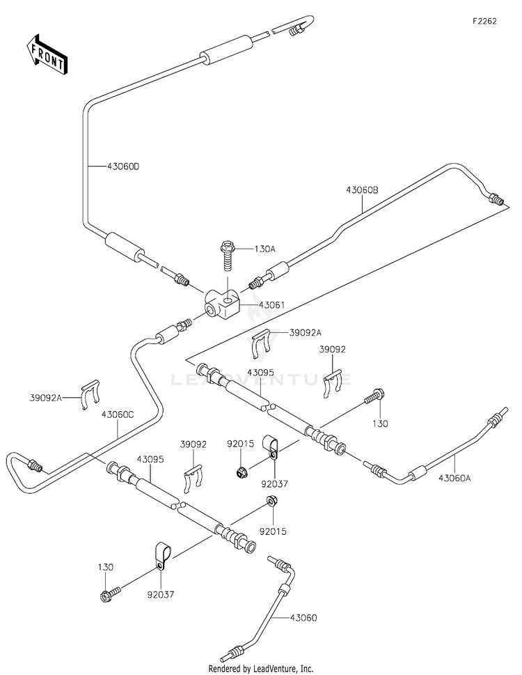 Brake Piping Schematic