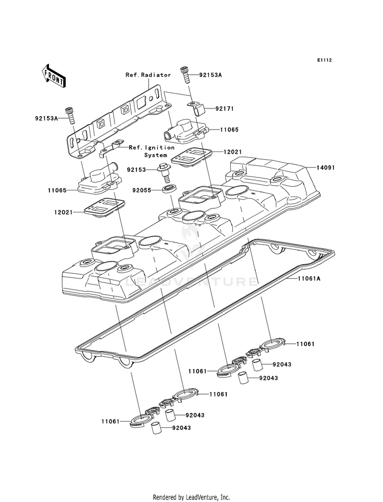 Cylinder Head Cover Schematic