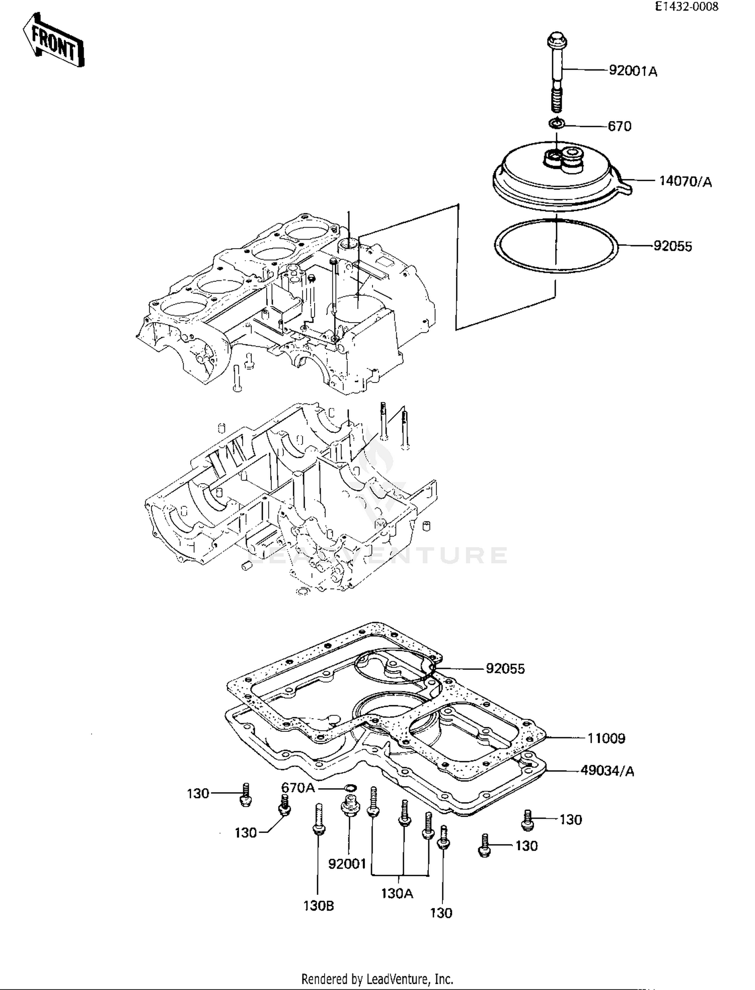 BREATHER COVER/OIL PAN