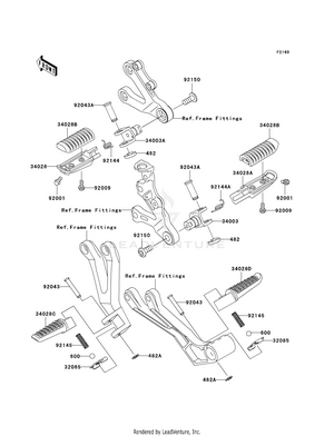 Footrests Schematic