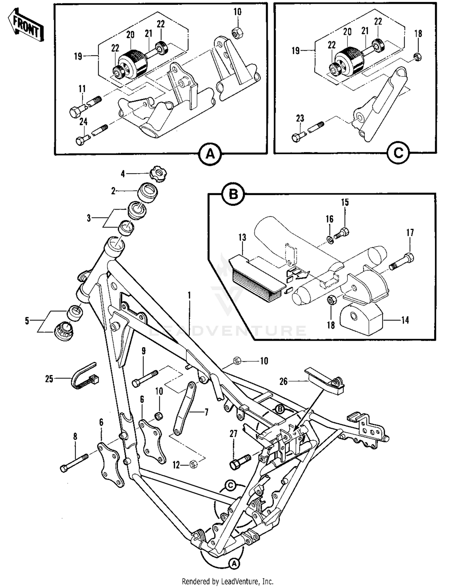 FRAME/FRAME FITTINGS (KX420-A1)