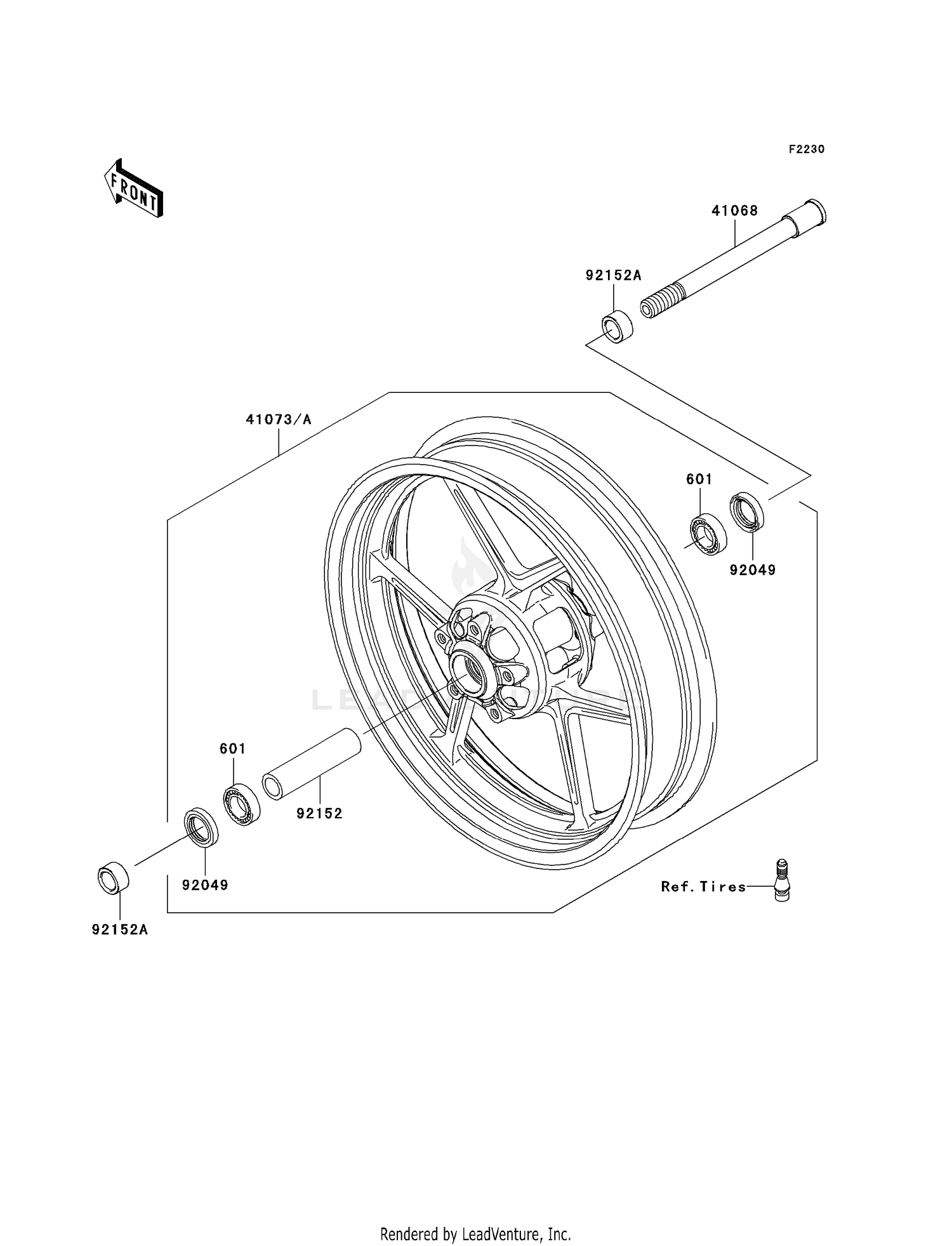 FRONT HUB
