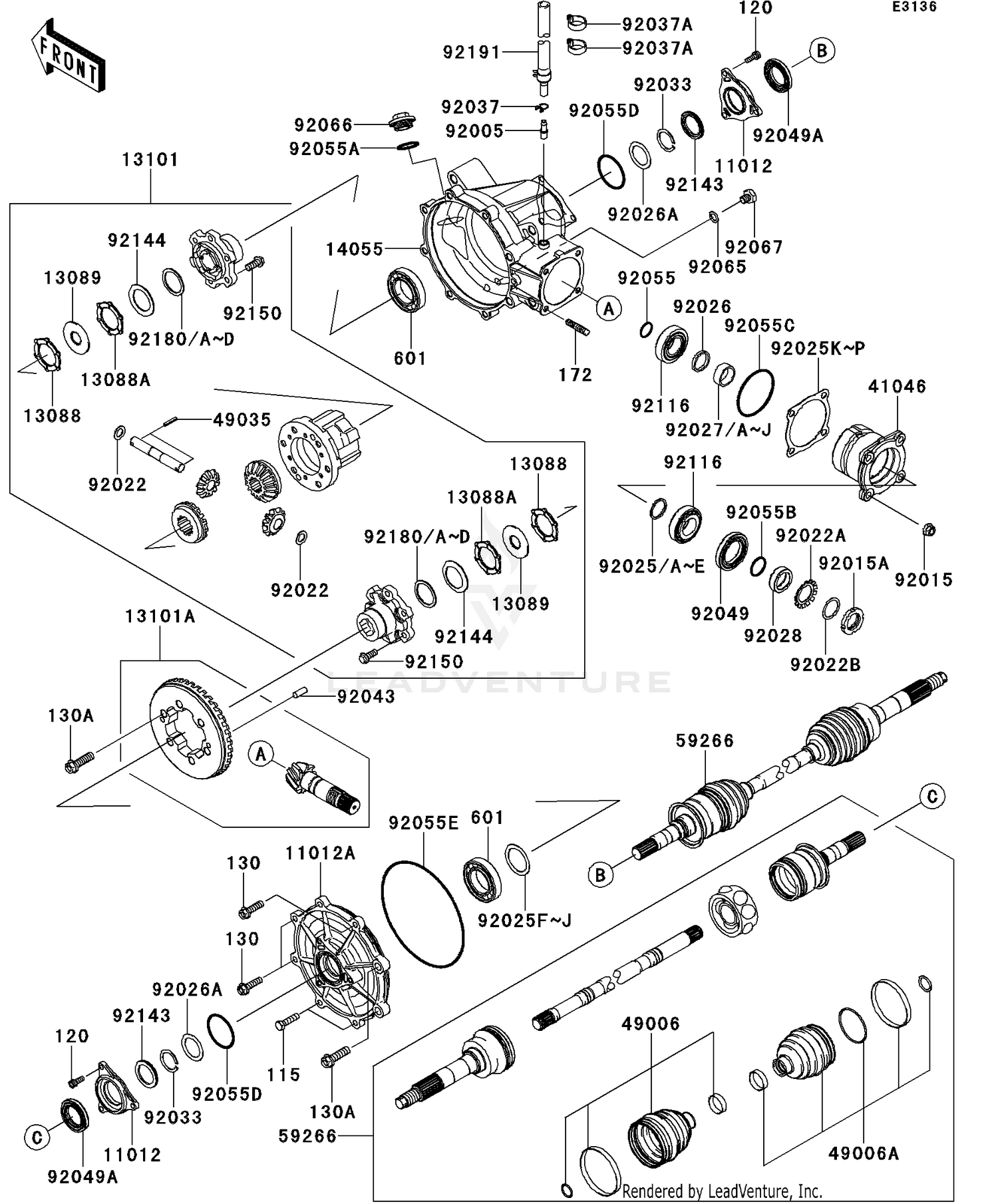 Drive Shaft-Front