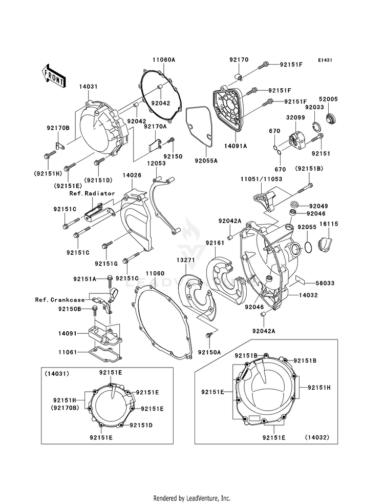 Engine Cover(S) Schematic
