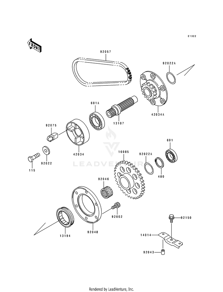 Secondary Shaft Schematic