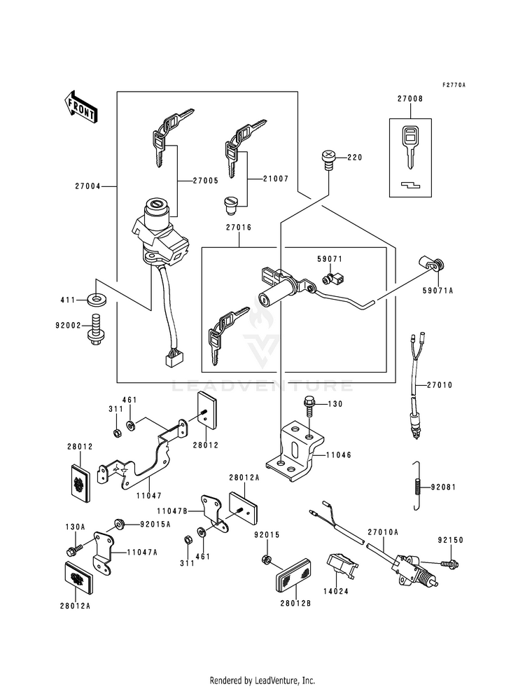 Ignition Switch (Jkazrfb1ma004499&Nami.) Schematic