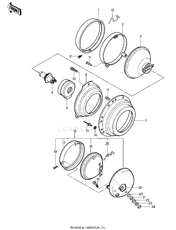 Headlight/Pursuit Light Schematic