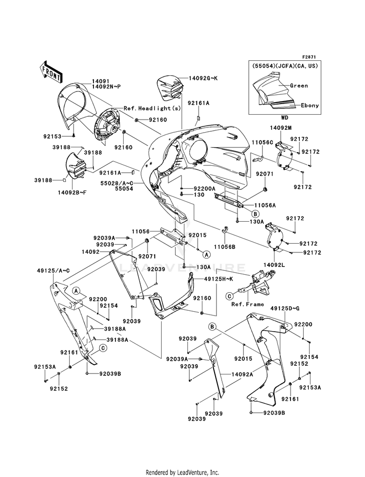 Cowling (Outer) Schematic
