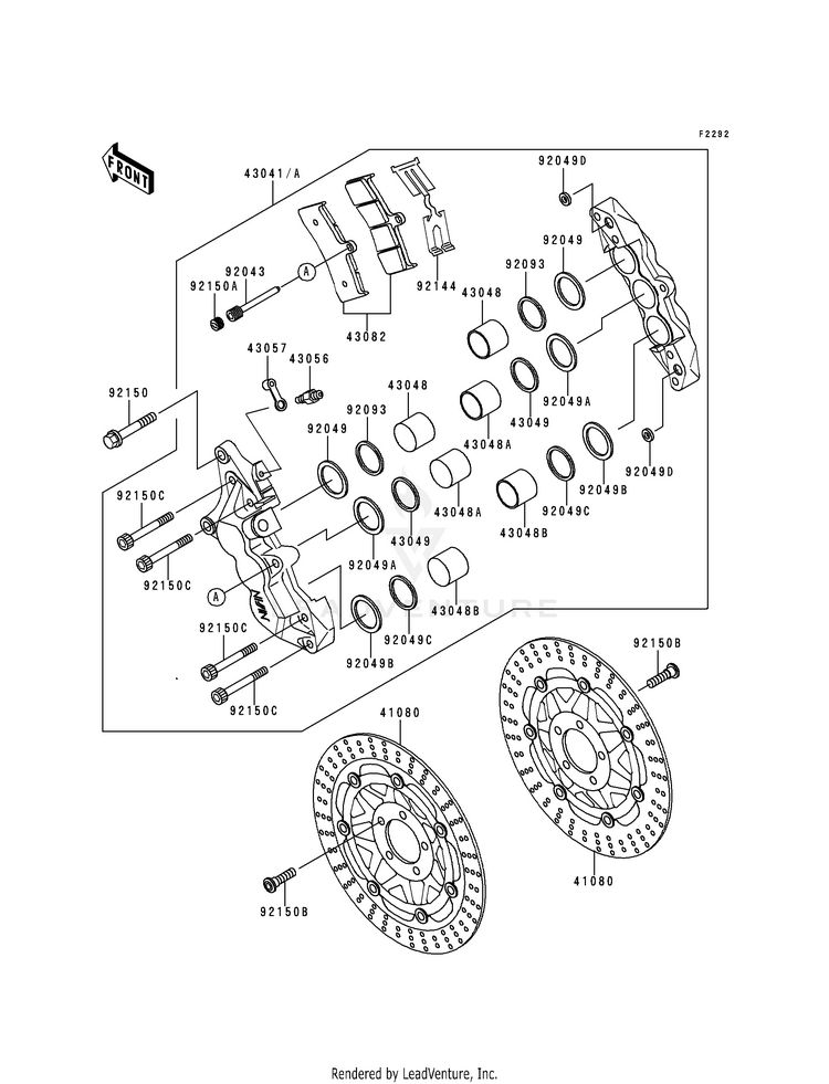Front Brake Schematic