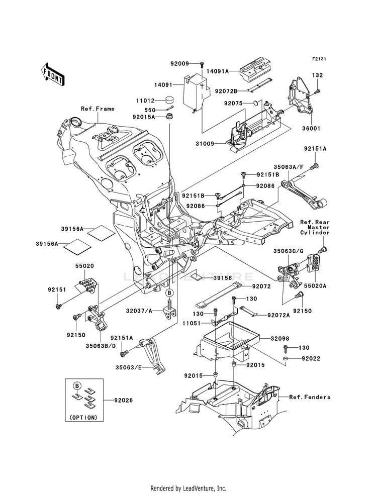 Frame Fittings Schematic