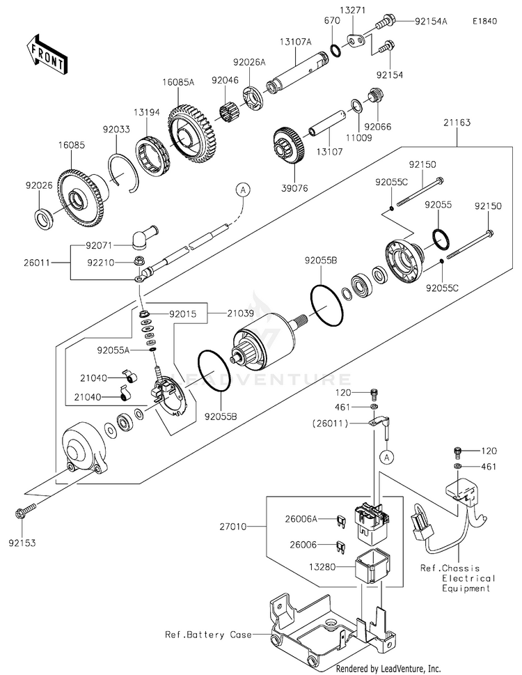 Starter Motor Schematic