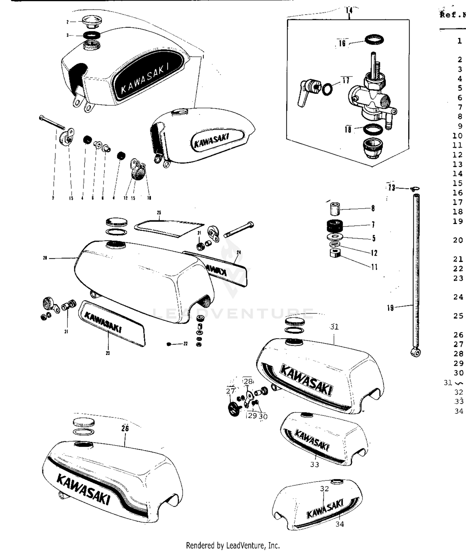 FUEL TANK ('69-'73)