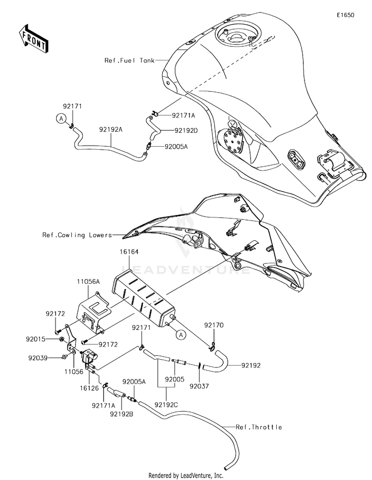 Fuel Evaporative System(Ca) Schematic