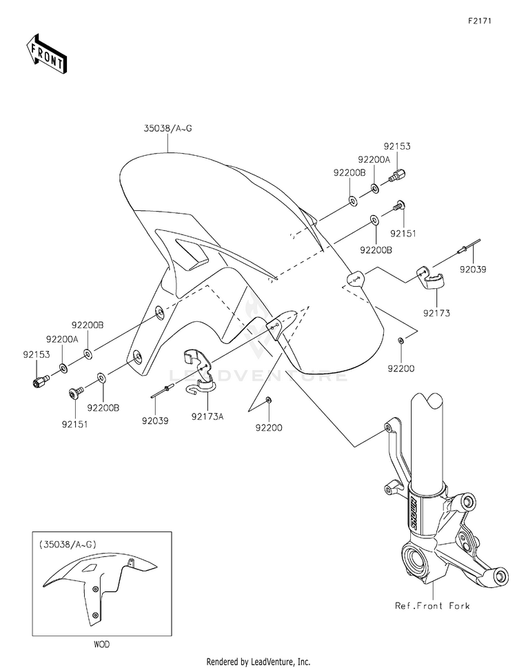 Front Fender(S) Schematic