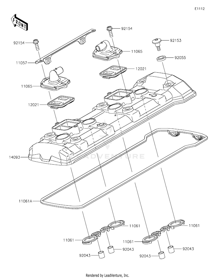 Cylinder Head Cover Schematic