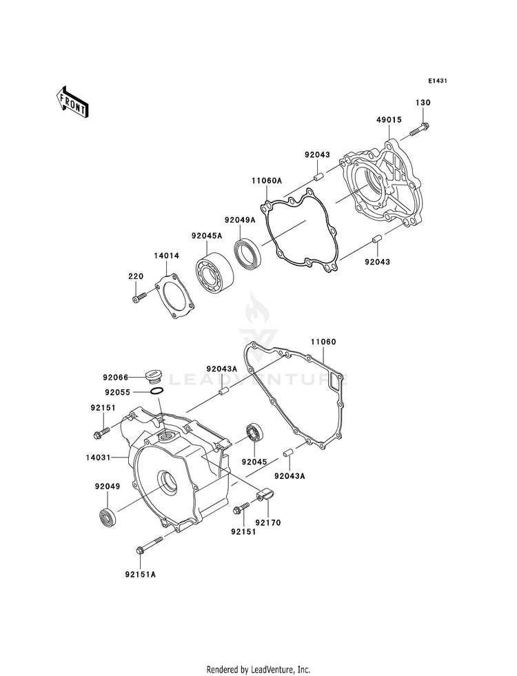 Engine Cover(S) Schematic
