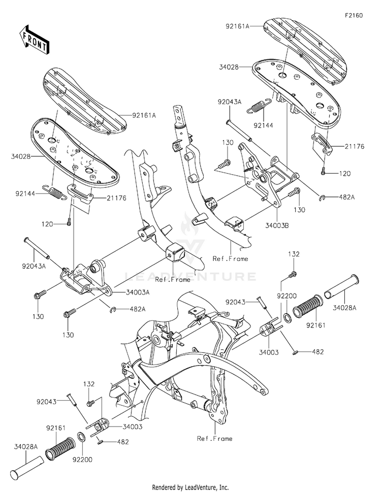 Footrests Schematic
