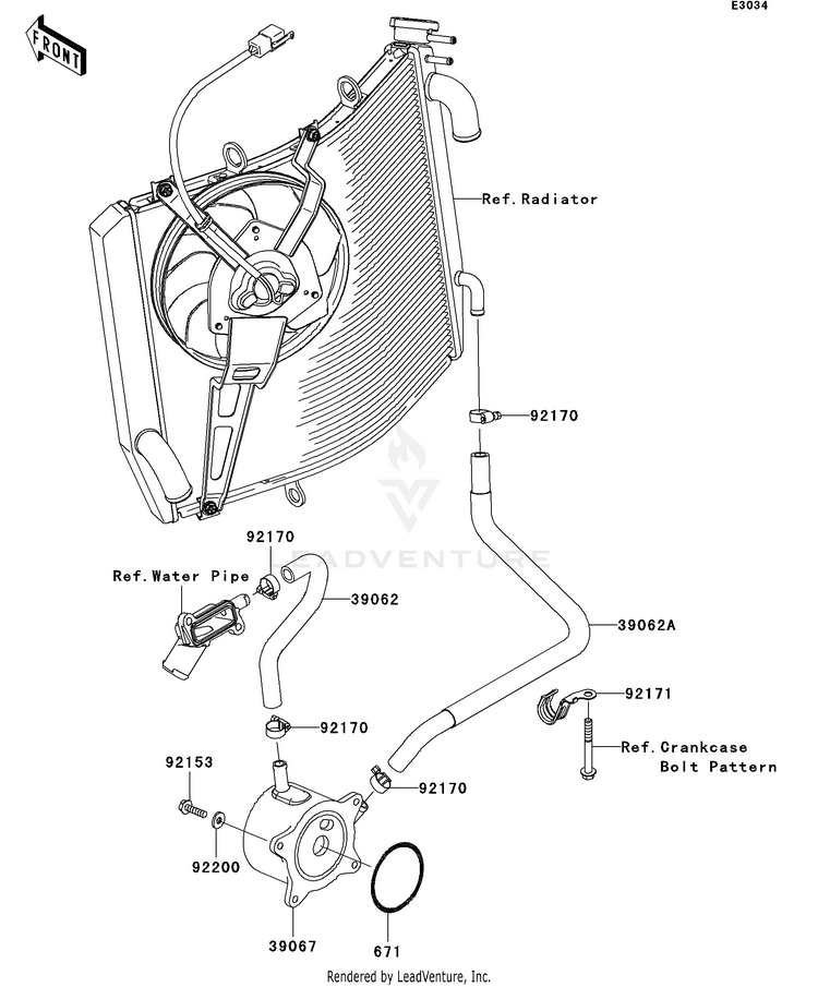 Oil Cooler Schematic