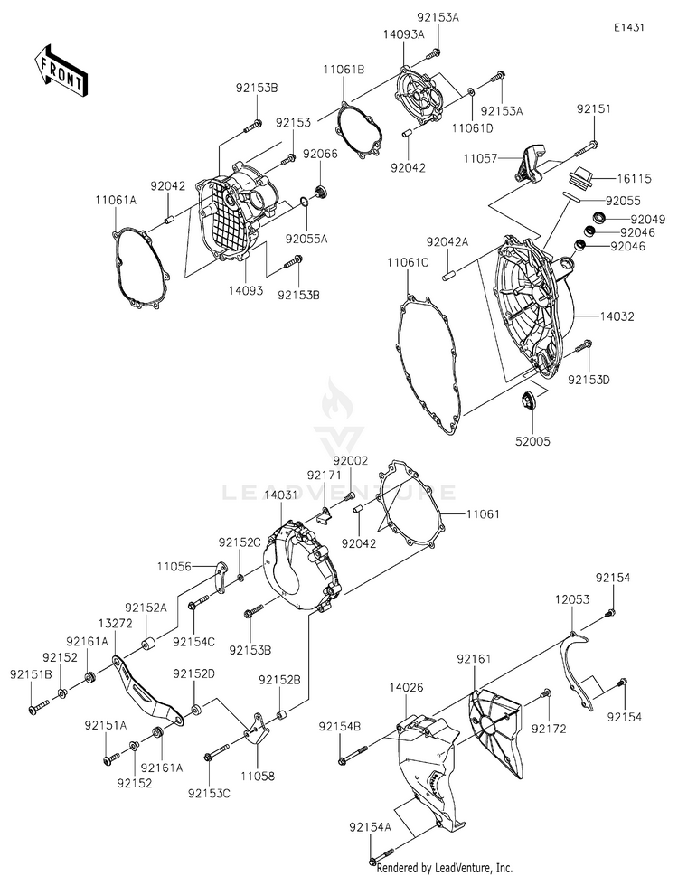 Engine Cover(S) Schematic