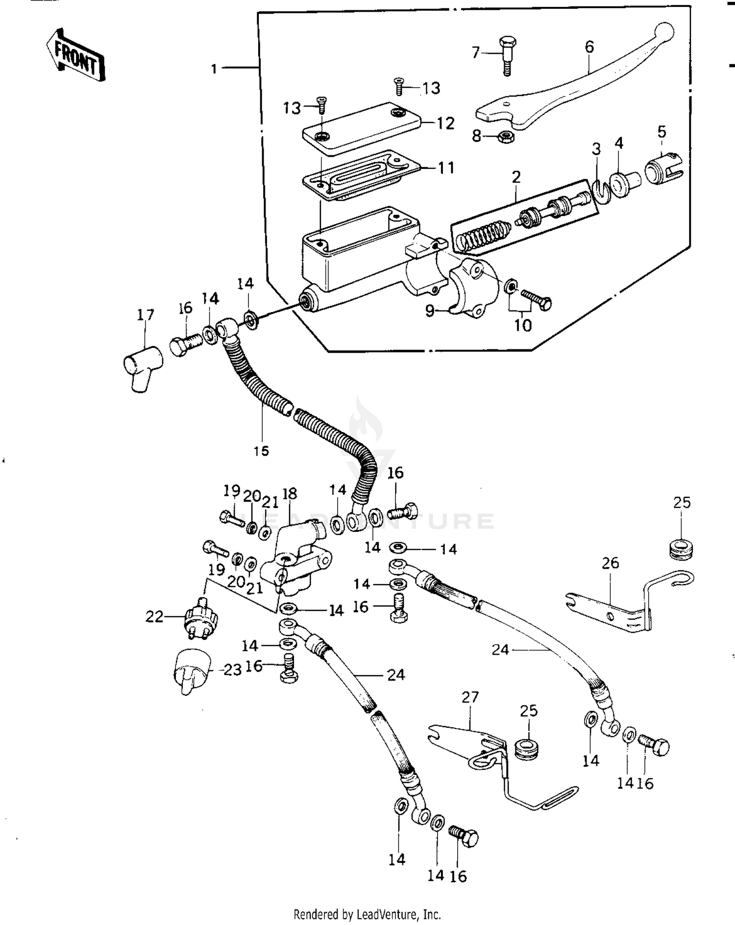 FRONT MASTER CYLINDER