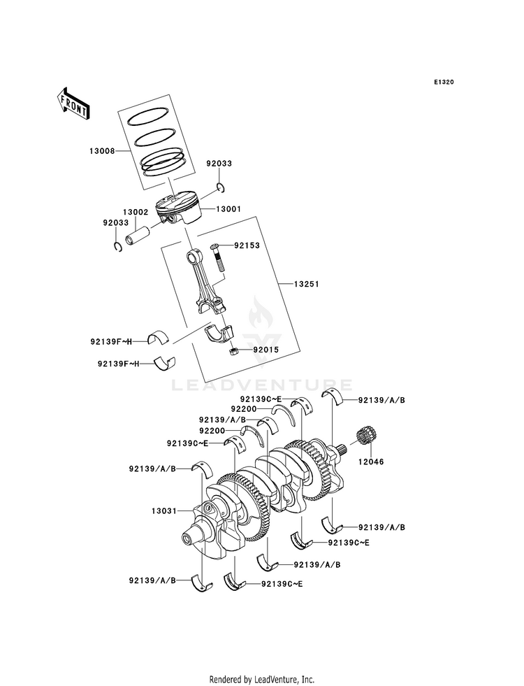 Crankshaft/Piston(S) Schematic