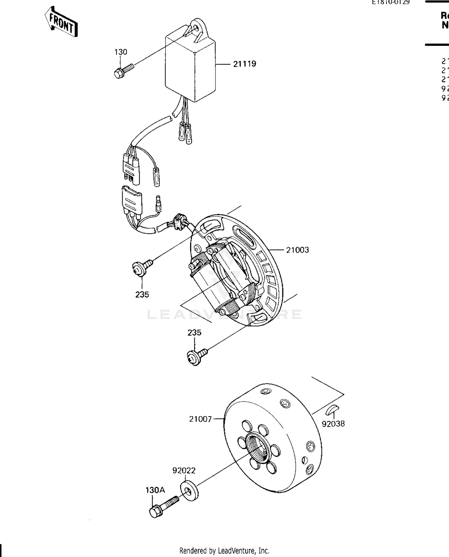 IGNITION/GENERATOR
