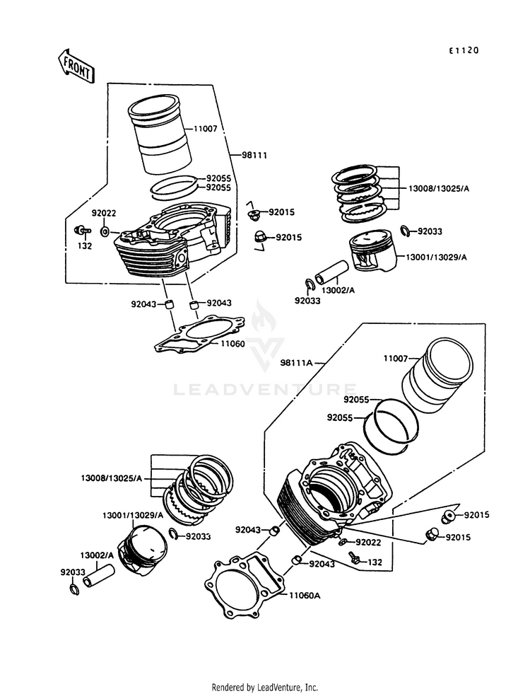 Cylinder/Piston(S) Schematic