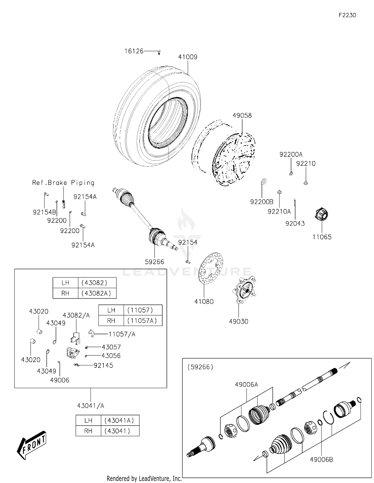 Front Hubs/Brakes