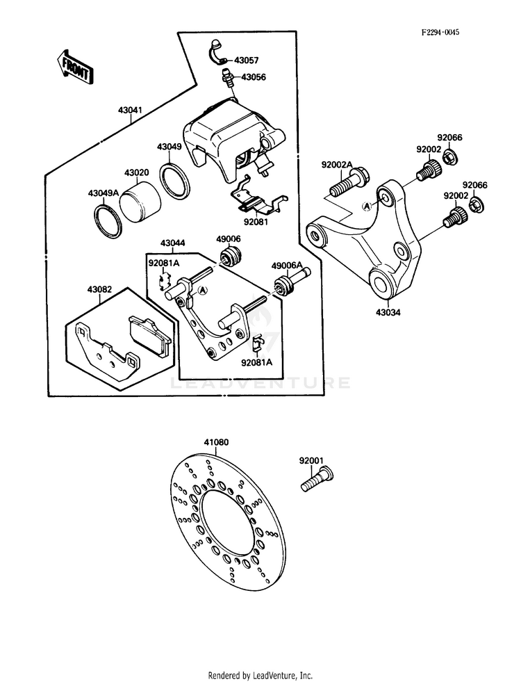 Rear Brake Schematic