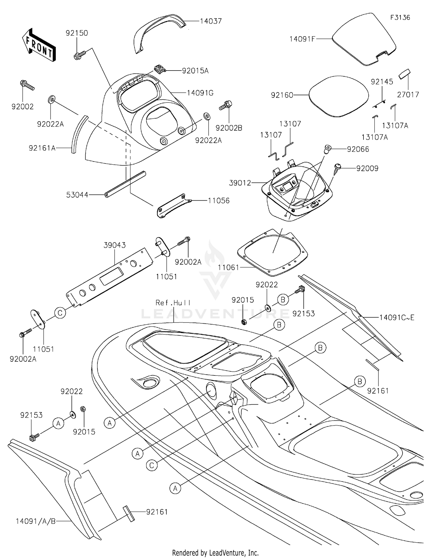 Hull Middle Fittings