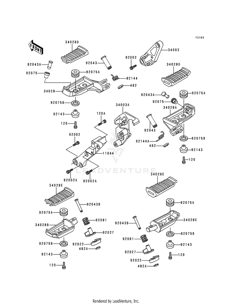 Footrests Schematic