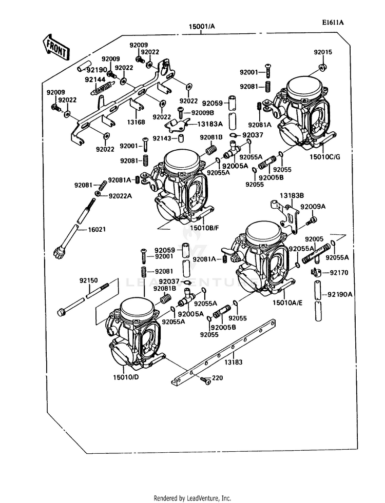 Carburetor (Zxt10ce015043&Nami.) Schematic